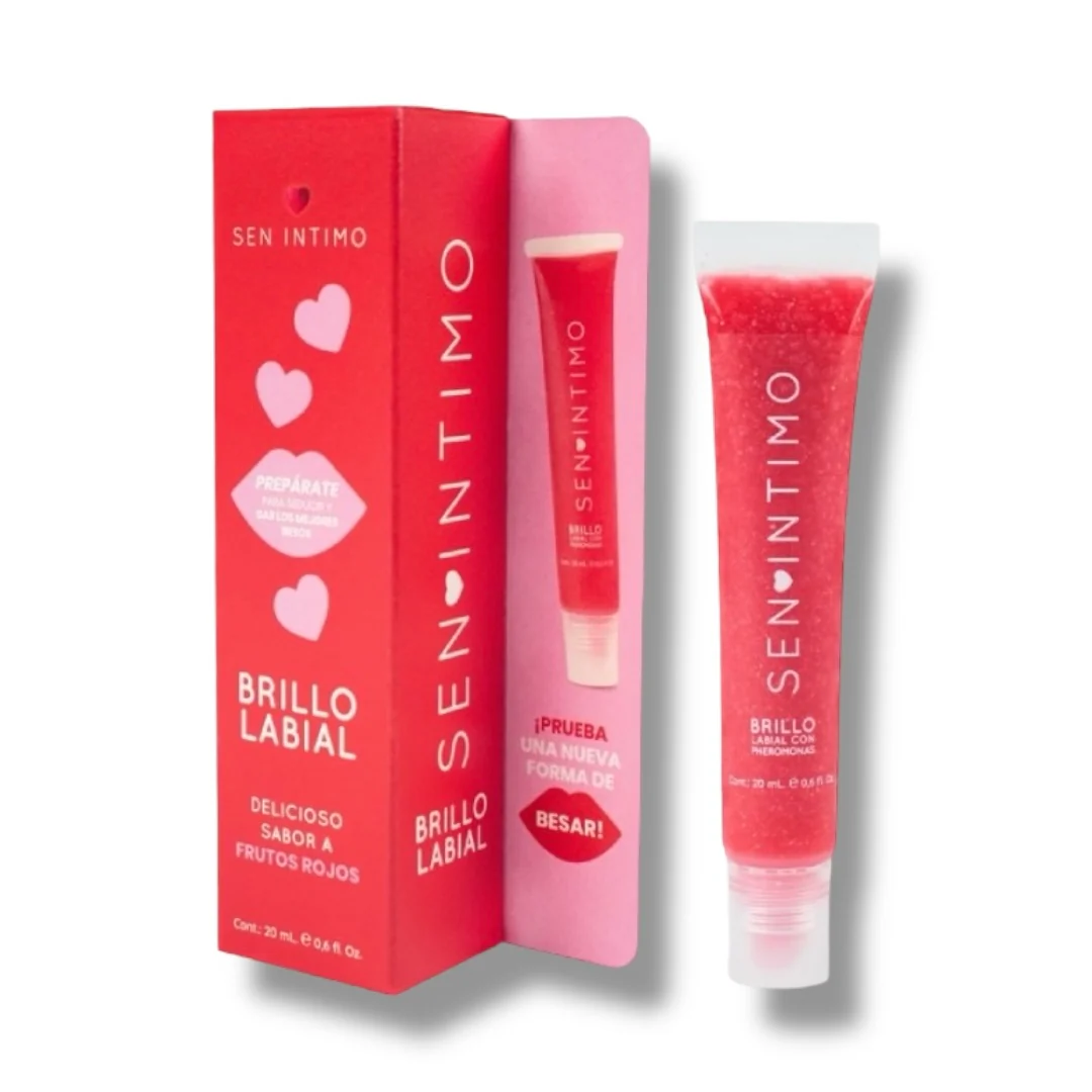 Brillo Fin Brillo Labial x 20 ml Frutos Rojos Sen Intimo (Precio Sugerido al ...